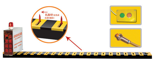 天津宝坻区V3嵌入式闯岗自动扎胎器/阻车器